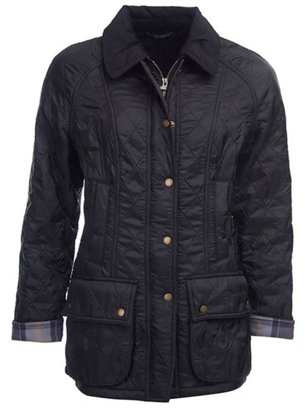 Beadnell Polar Quilt Jacket Black - BARBOUR - BALAAN 2