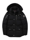 Original 3Q Hooded Padding Black Shearling Black - MOOSE KNUCKLES - BALAAN 3