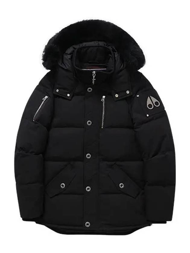 Original 3Q Hooded Padding Black Shearling Black - MOOSE KNUCKLES - BALAAN 5