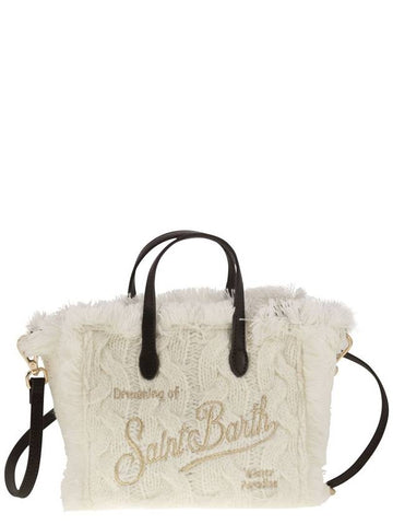 Mini Vanity bag with bangs and embroidered logo - MC 2 SAINT BARTH - BALAAN 1