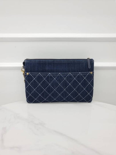 Denim clutch AP1016 29th unit - CHANEL - BALAAN 2