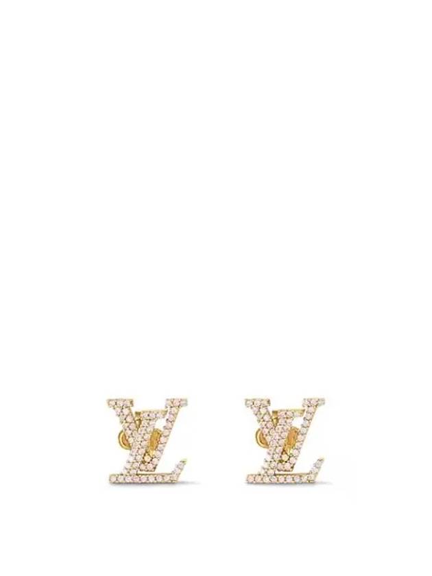 LV Iconic Earrings Gold - LOUIS VUITTON - BALAAN 3