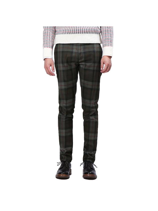 Check Slacks Brown Gray - SIVIGLIA - BALAAN 1