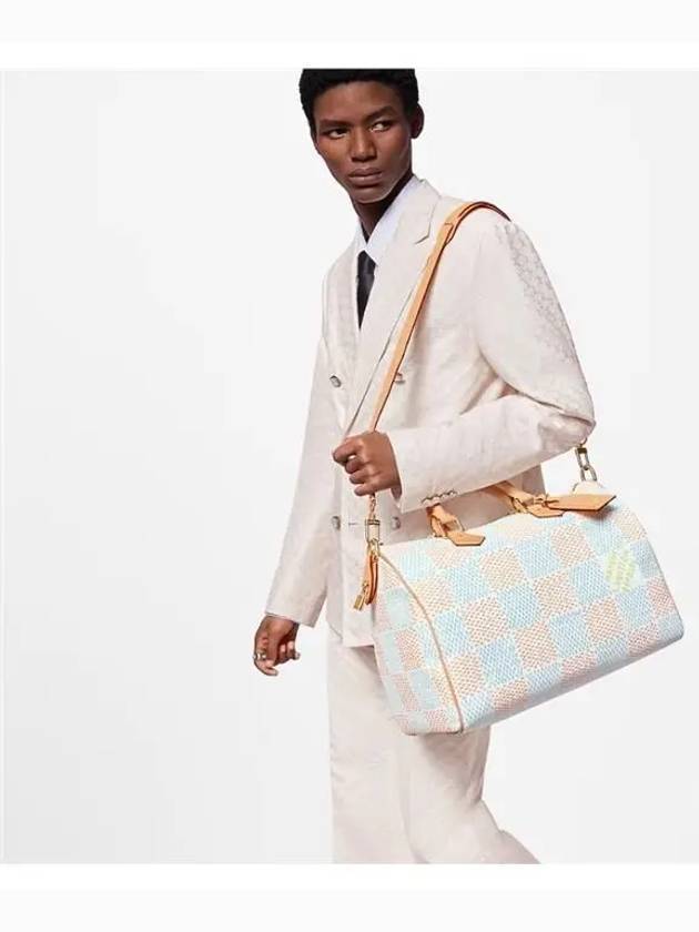 Speedy 40 Bandouliere Duffel Bag White - LOUIS VUITTON - BALAAN 6