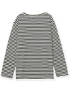 Oversize Stripe Knit Top Offwhite Black - ROLLING STUDIOS - BALAAN 3