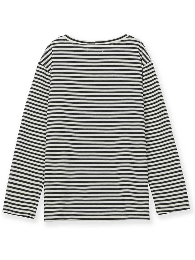 Oversize Stripe Knit Top Offwhite Black - ROLLING STUDIOS - BALAAN 3