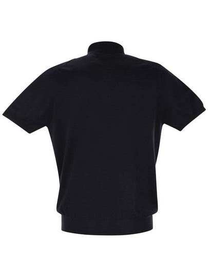 Short-sleeved cotton polo shirt - KITON - BALAAN 2