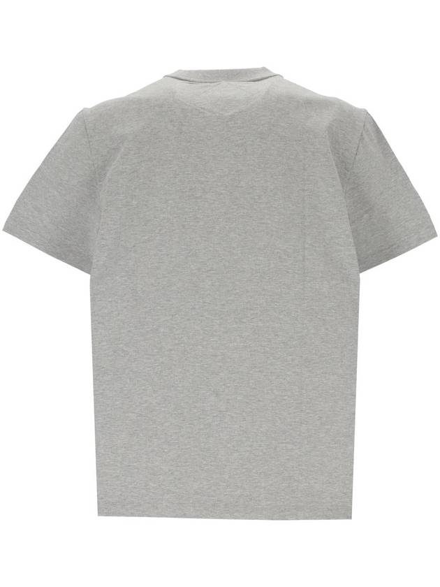 Laurel Logo Short Sleeve T-Shirt Grey - MCM - BALAAN 4