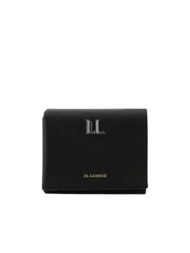 Logo Embossing Half Wallet Black - JIL SANDER - BALAAN 2