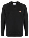 Fox Head Patch Classic Sweatshirt Black - MAISON KITSUNE - BALAAN 1