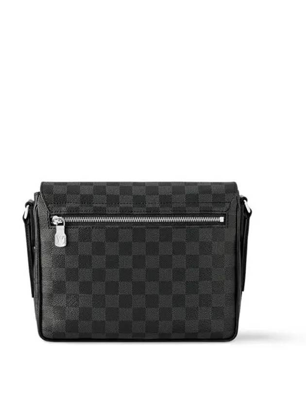 District PM Damier Graphite Coated Canvas Messenger Bag Black - LOUIS VUITTON - BALAAN 4