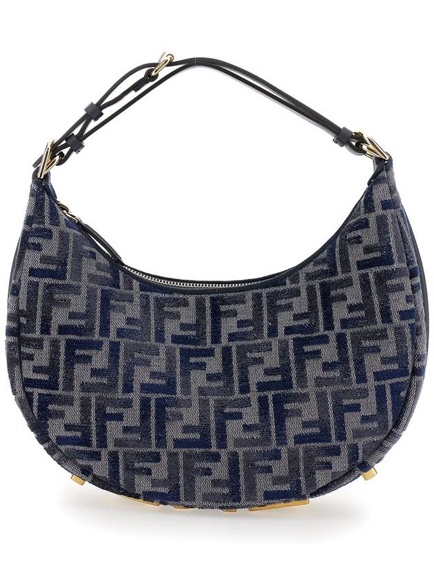 Graphy Small Shoulder Bag Dark Blue - FENDI - BALAAN 2