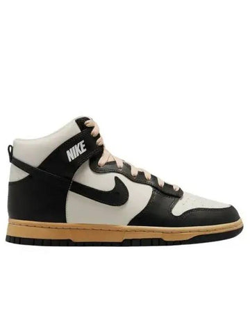 Dunk High SE High Top Sneakers Sail Black - NIKE - BALAAN 1