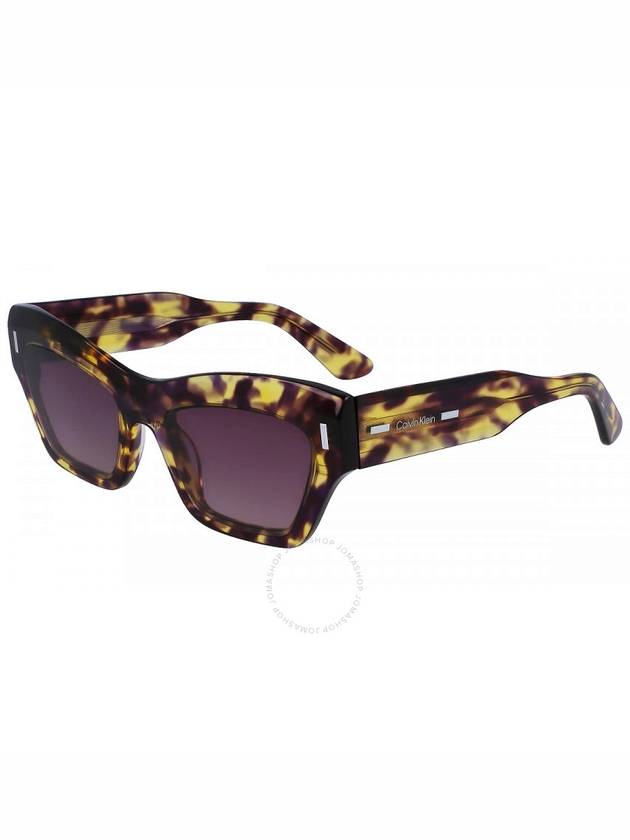 Calvin Klein Purple Cat Eye Ladies Sunglasses CK23503S 528 54 - CALVIN KLEIN - BALAAN 1