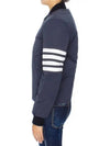 Tech Faille 4 Bar Down Varsity Bomber Jacket Navy - THOM BROWNE - BALAAN 5