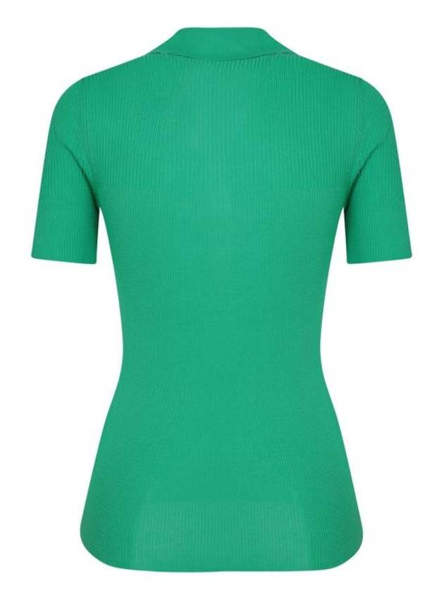 Marina Polo Knit Top Green - VIVIENNE WESTWOOD - BALAAN 3