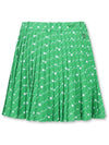 Women Pattern Pleats Skirt - WAAC - BALAAN 4