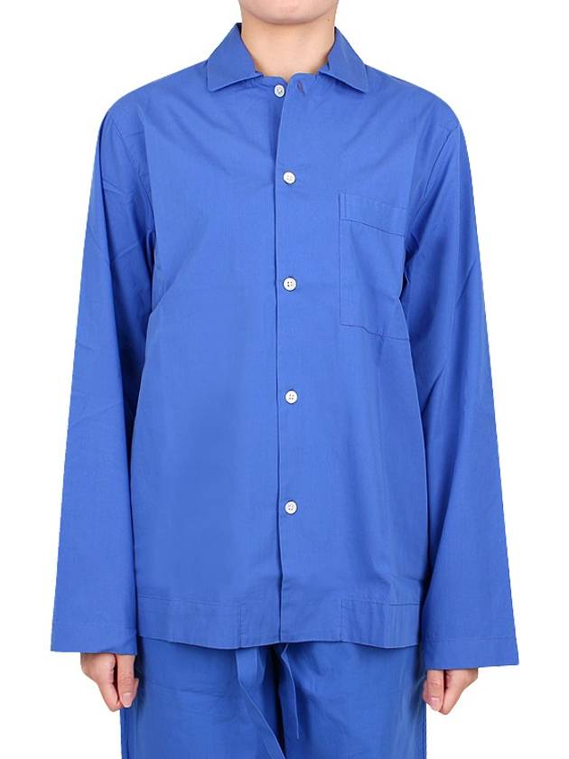 Poplin Pajamas Overfit Long Sleeve Shirt - TEKLA - BALAAN 6