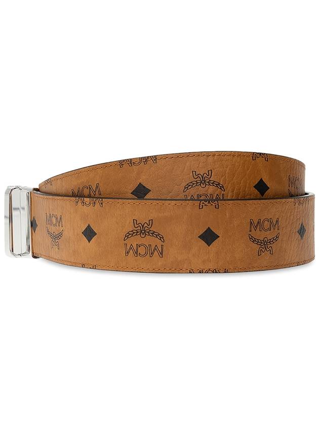 MCM Belt With Logo, Men's, Brown - MCM - BALAAN 3