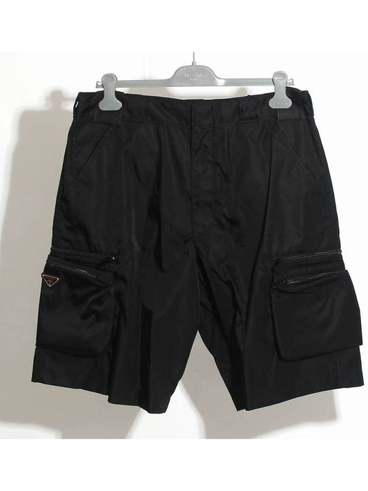 Re-Nylon Bermudas Shorts Black - PRADA - BALAAN 2