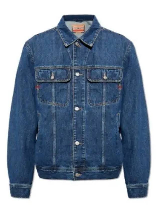 Men's D Barcy Denim Jacket Blue - DIESEL - BALAAN 2