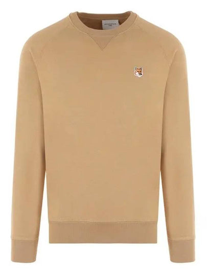 Fox Head Patch Classic Sweatshirt Beige - MAISON KITSUNE - BALAAN 2