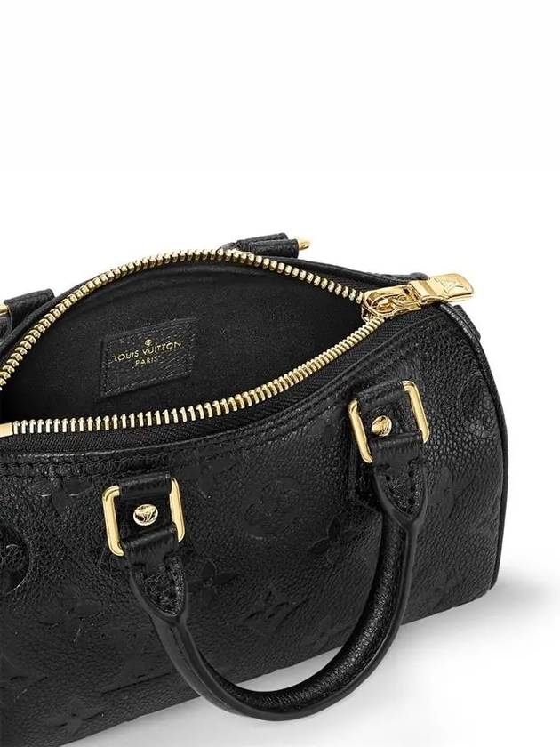 Nano Speedy Monogram Leather Tote Bag Black - LOUIS VUITTON - BALAAN 6