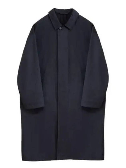 WR Cotton Twill Oversized Coat Jet Black - LEMAIRE - BALAAN 2