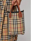 Mini London Tote Bag Archive Beige - BURBERRY - BALAAN 10