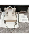 5AC Classic Baby Shoulder Bag Pale White - MAISON MARGIELA - BALAAN 3