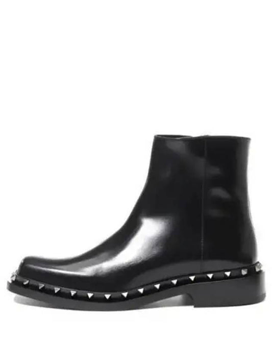 Rockstud Ankle Boots Black - VALENTINO - BALAAN 2