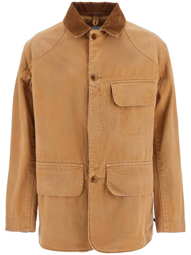 canvas overcoat jacket for men - MAISON MARGIELA - BALAAN 1