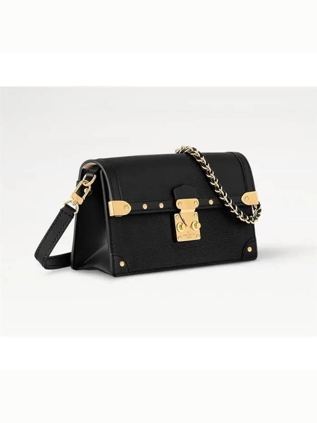 Trunk Chain Wallet Shoulder Bag Black - LOUIS VUITTON - BALAAN 4