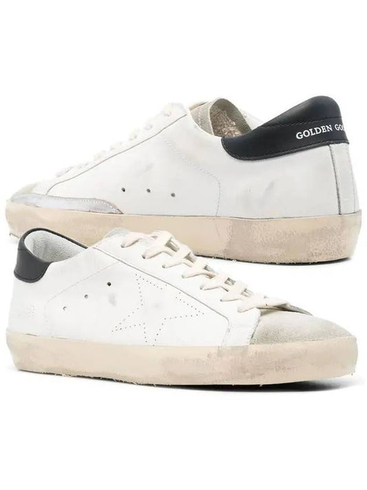 Superstar Black Tab Low Top Sneakers White - GOLDEN GOOSE - BALAAN 2