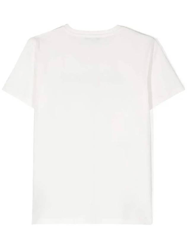 Kids Logo Short Sleeve T-Shirt Ivory - BALMAIN - BALAAN 4