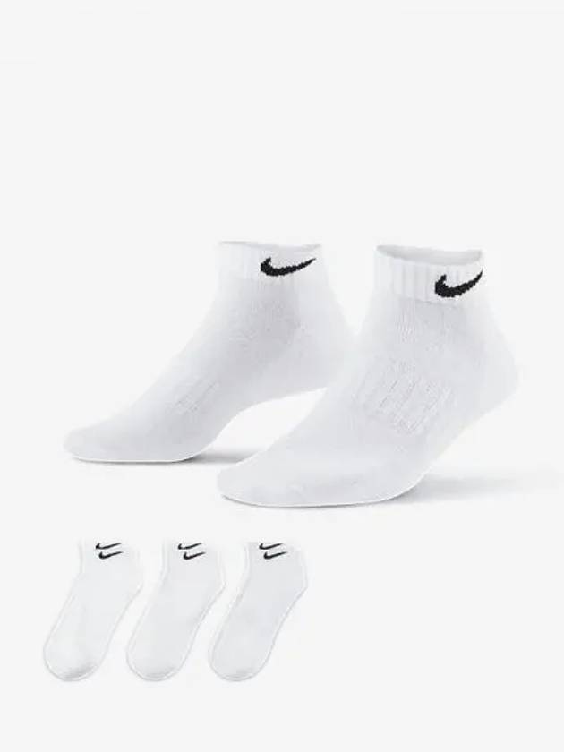 Everyday Cushion Socks 3 Pack White - NIKE - BALAAN 2