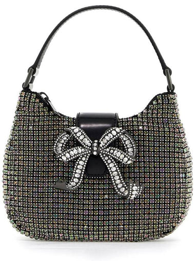 mini crescent bow bag with crystals - SELF PORTRAIT - BALAAN 1