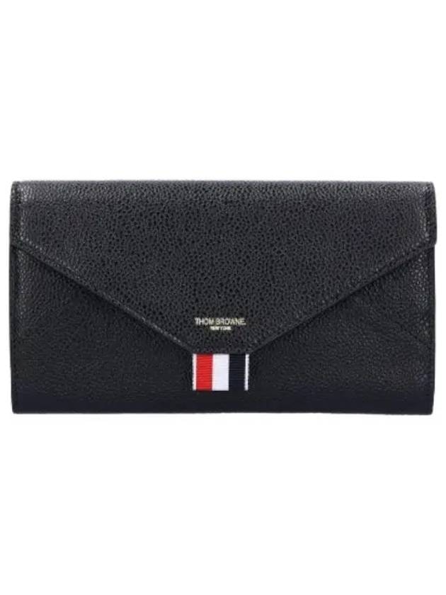 Envelope Continental Wallet Black - THOM BROWNE - BALAAN 1