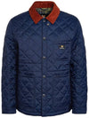 Kenning Quilting  Logo Patch Jacket Navy - BARBOUR - BALAAN 2