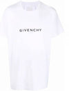 Reverse Oversized Short Sleeve T-Shirt White - GIVENCHY - BALAAN 2