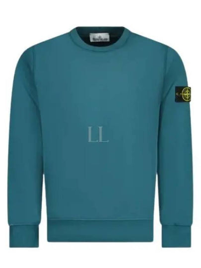 Compass Patch Crew Neck Sweatshirt Bottle Green - STONE ISLAND - BALAAN 2