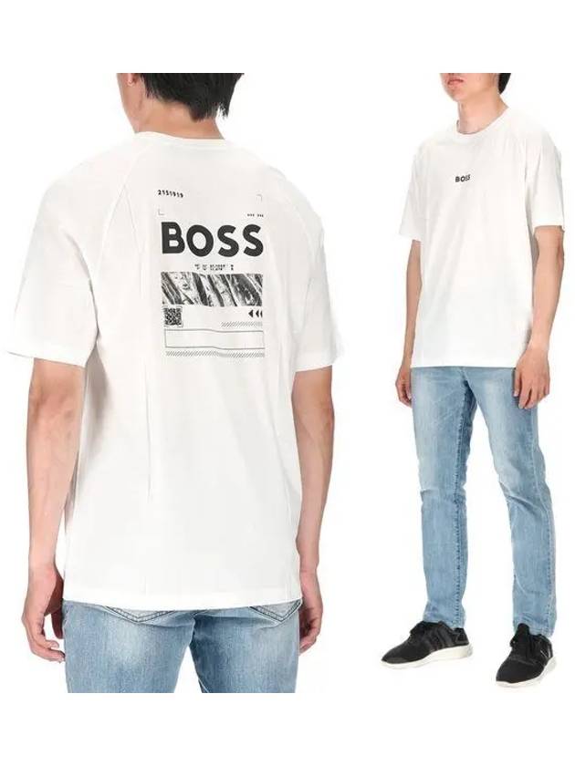 Boss Logo 50483759 100 Men s Short Sleeve T Shirt - HUGO BOSS - BALAAN 2