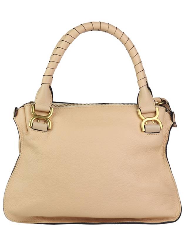 Grained Calfskin Small Tote Bag Sandy Beige - CHLOE - BALAAN 3