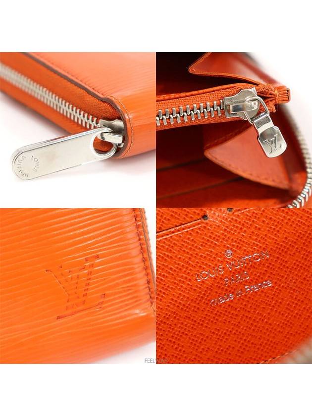 M60310 Orange Epi Leather Long Zippy Wallet - LOUIS VUITTON - BALAAN 4