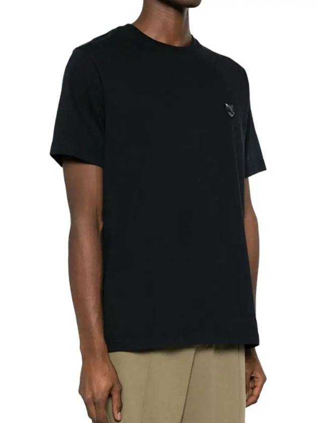 Bold Fox Head Patch Comfort Short Sleeve T-Shirt Black - MAISON KITSUNE - BALAAN 5