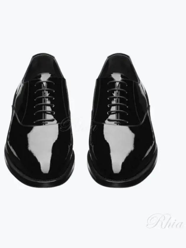 Adrien Patent Leather Oxford Shoes Black - SAINT LAURENT - BALAAN 2