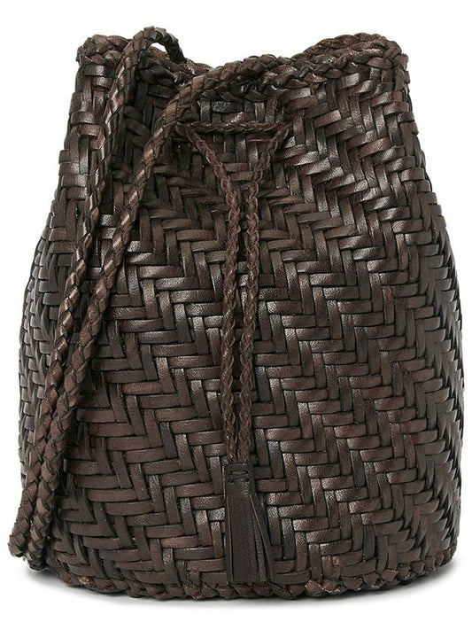 Pom Pom Double Jump Women's Bucket Bag 8838 DK BROWN - DRAGON DIFFUSION - BALAAN 1