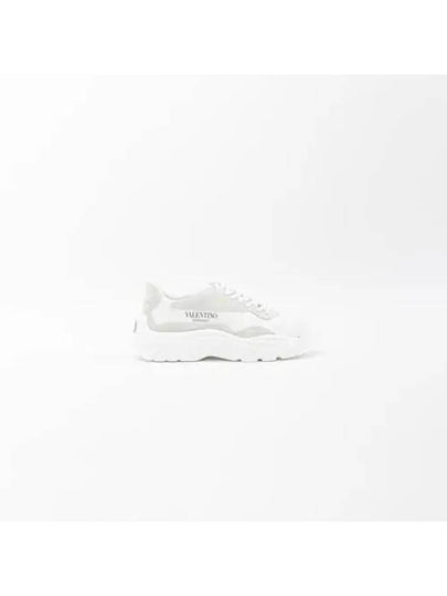 Gumboy Banshee Leather Low Top Sneakers White - VALENTINO - BALAAN 2