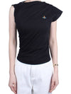 Women's Hebo Short Sleeve T-Shirt Black - VIVIENNE WESTWOOD - BALAAN 2