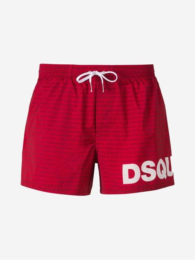 Logo Polyester Swimsuit - DSQUARED2 - BALAAN 1